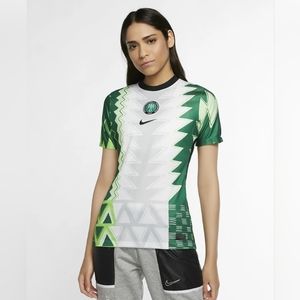 Nike Nigeria Green Womens 2020 Stadium Home Soccer Jersey Medium CT4230-100